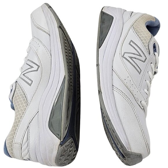 NEW BALANCE 928V3  Womens White and Blue Running Shoes VW928WB3 SZ 9 - Picture 4 of 9